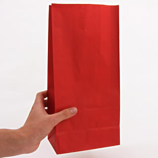 紙袋赤中（No.8）
