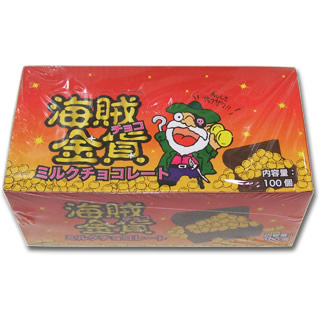 海賊金貨チョコ箱売り 駄菓子堂